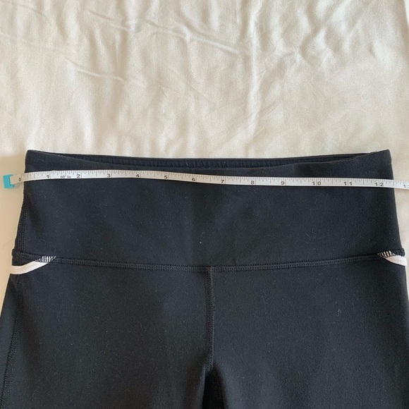 lululemon Black Leggings with White Trim - Picture 9 of 16